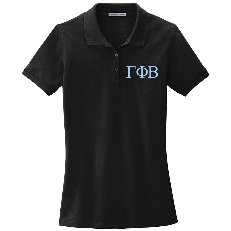 Gamma Phi Beta Ladies' Embroidered Polo Shirt