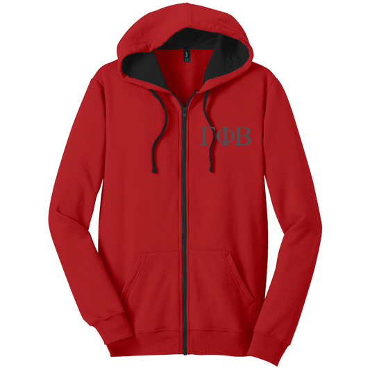 Gamma Phi Beta Zip-Up Hooded Sweatshirts