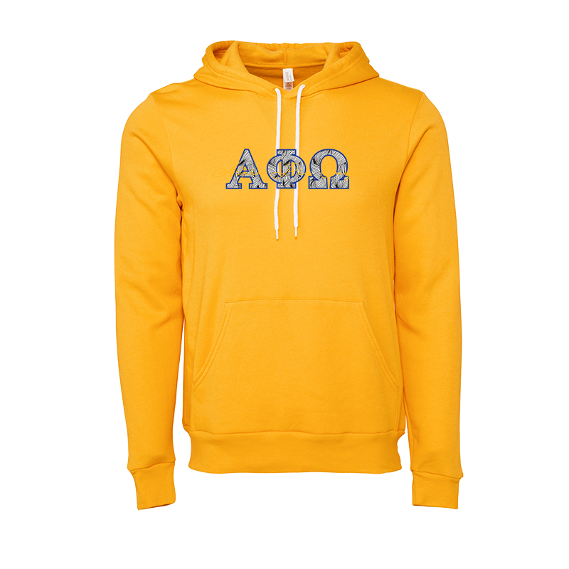Alpha Phi Omega Applique Letters Crewneck Sweatshirt