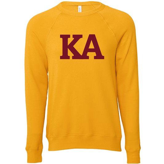 Kappa Alpha Embroidered Lettered Crewneck Sweatshirts