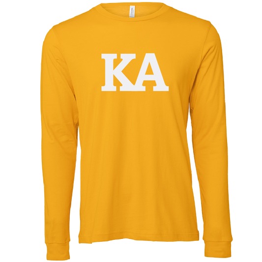 Kappa Alpha Lettered Long Sleeve T-Shirts
