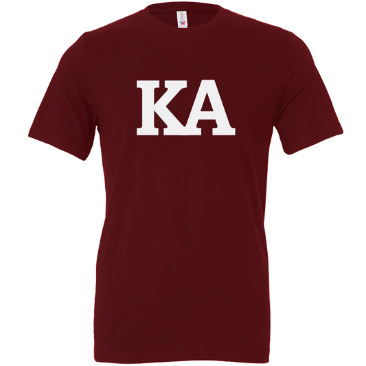 Kappa Alpha Lettered Short Sleeve T-Shirts