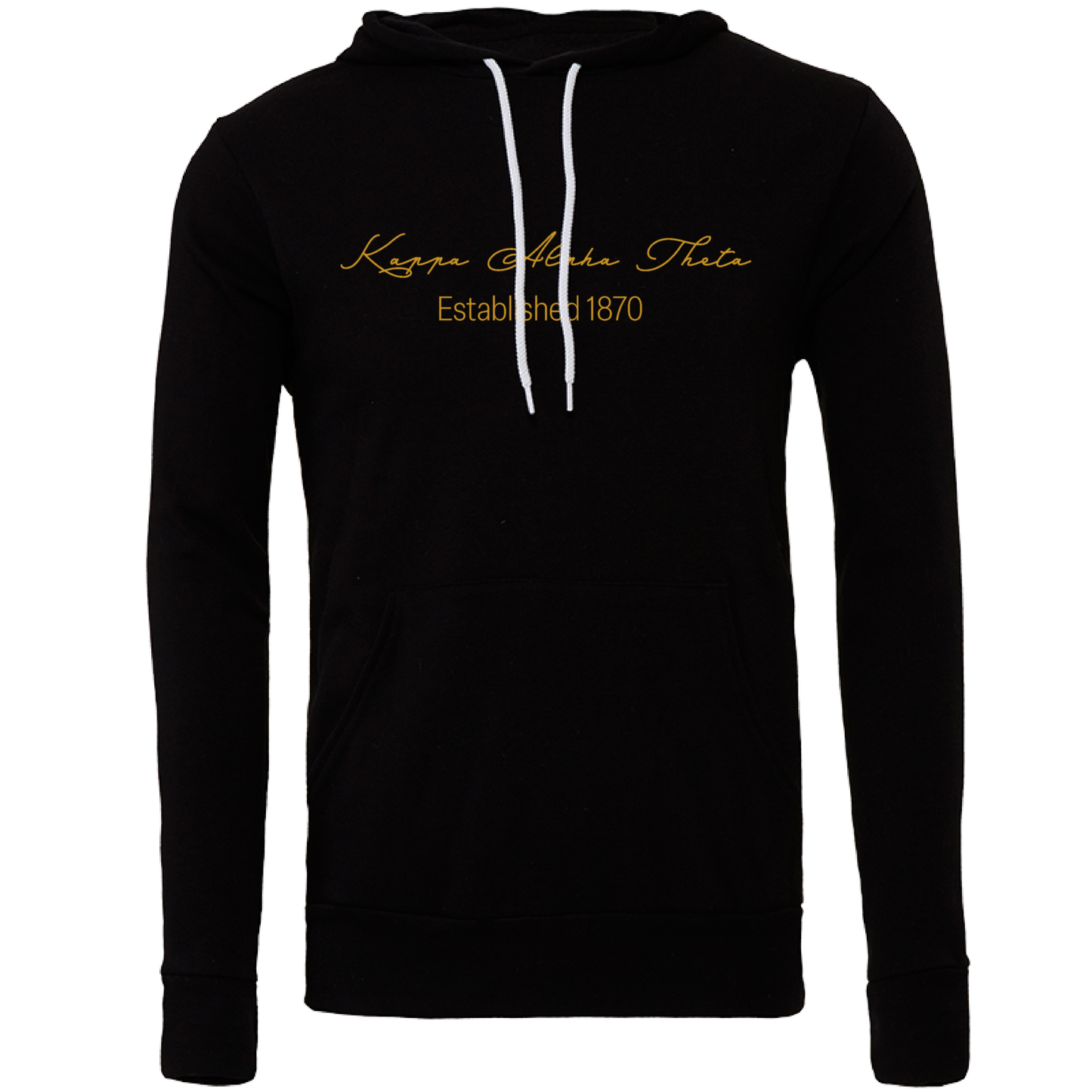 Kappa Alpha Theta Embroidered Scripted Name Hooded Sweatshirts