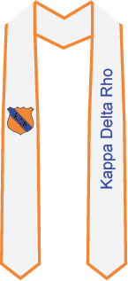 Kappa Delta Rho Graduation Stoles