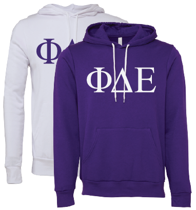Phi Delta Epsilon Hooded Sweatshirts