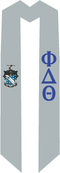 Phi Delta Theta Graduation Stoles