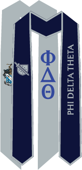 Phi Delta Theta Graduation Stoles