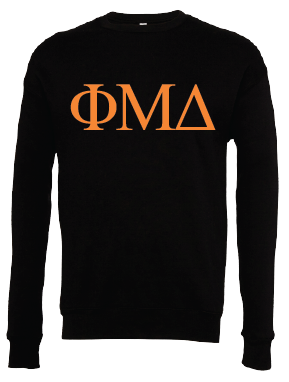 Phi Mu Delta Crewneck Sweatshirts