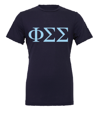 Phi Sigma Sigma Short Sleeve T-Shirts