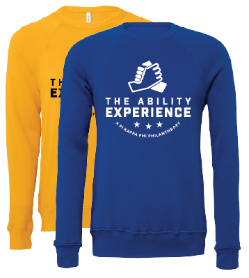Pi Kappa Phi "The Ability Experience" Crewneck Sweatshirts