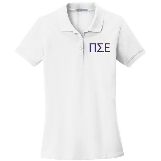 Pi Sigma Epsilon Ladies' Embroidered Polo Shirt