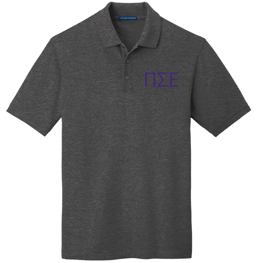 Pi Sigma Epsilon Men's Embroidered Polo Shirt