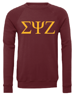 Sigma Psi Zeta Crewneck Sweatshirts