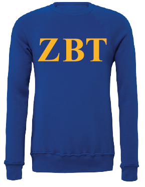Zeta Beta Tau Crewneck Sweatshirts