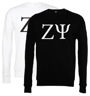 Zeta Psi Crewneck Sweatshirts