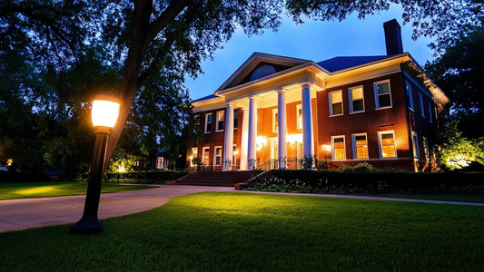 fraternity house exterior  