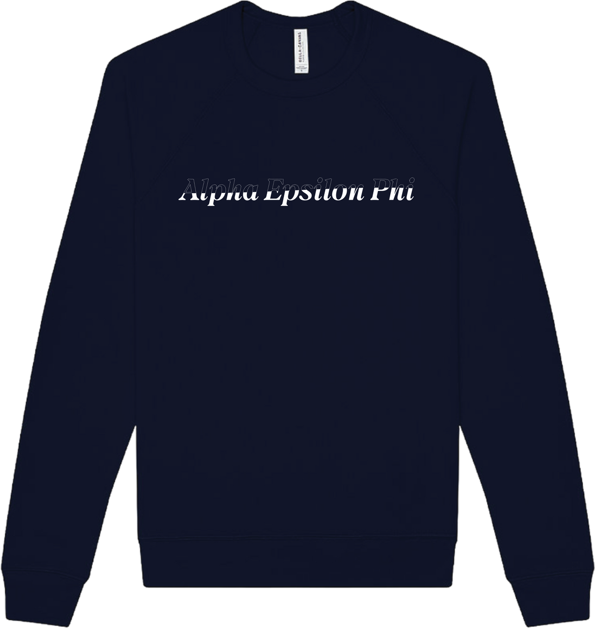 Alpha Epsilon Phi Stitched Outline Crewnecks