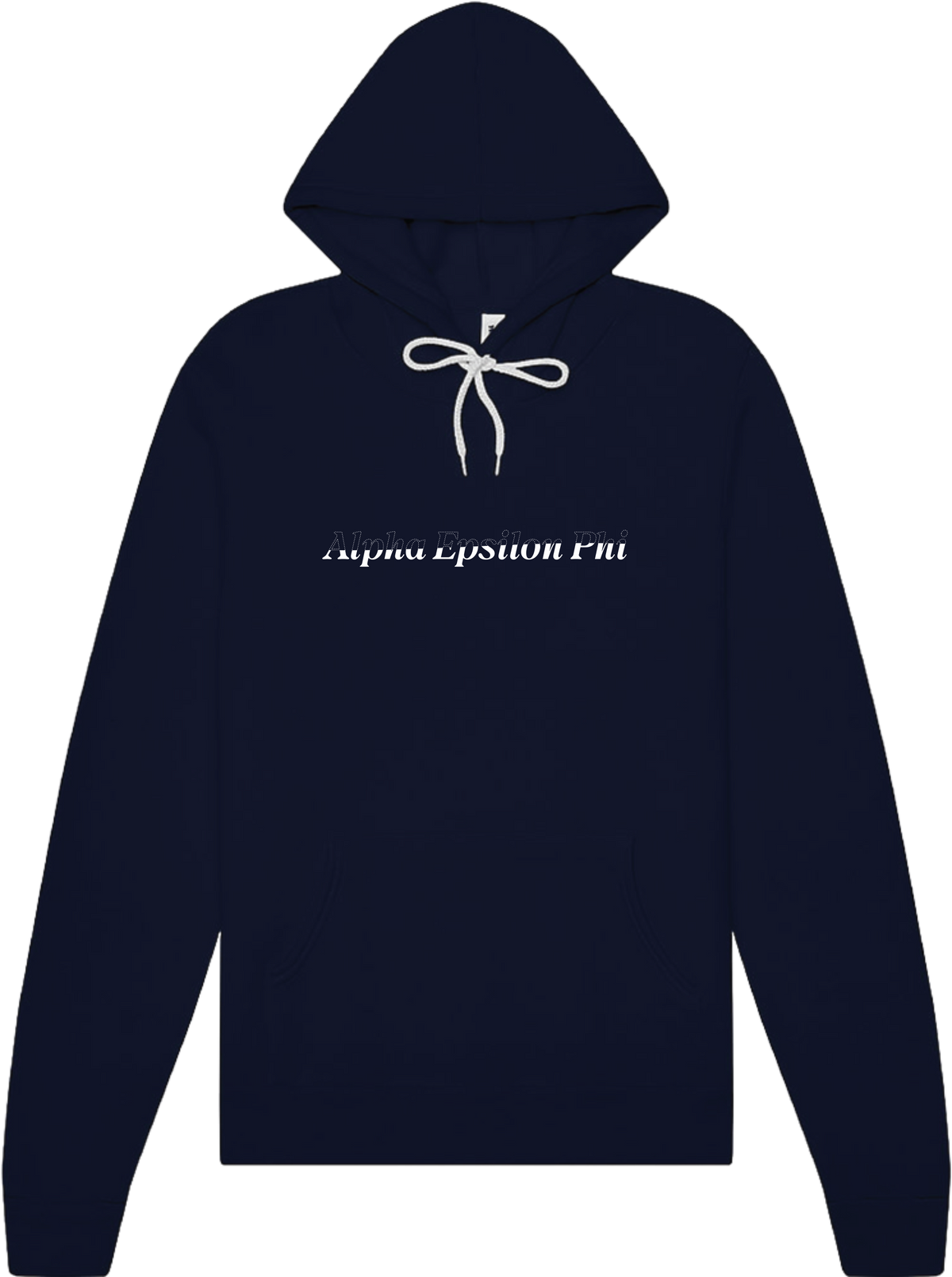 Alpha Epsilon Phi Stitched Outline Hoodies