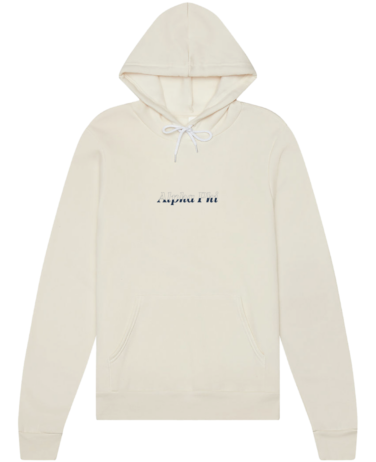 Alpha Phi Stitched Outline Hoodies