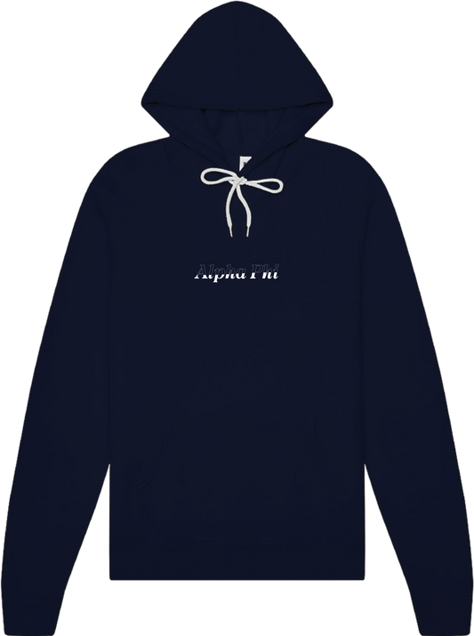 Alpha Phi Stitched Outline Hoodies