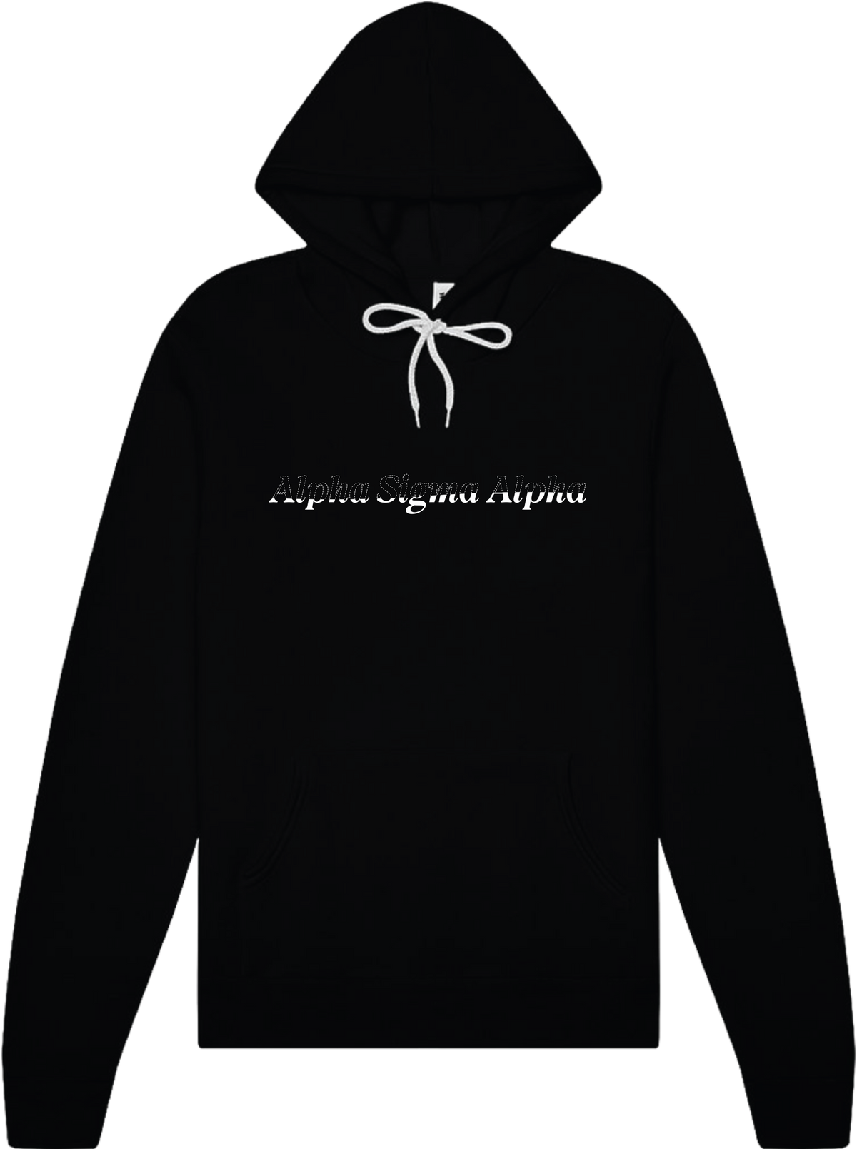 Alpha Sigma Alpha Stitched Outline Hoodies
