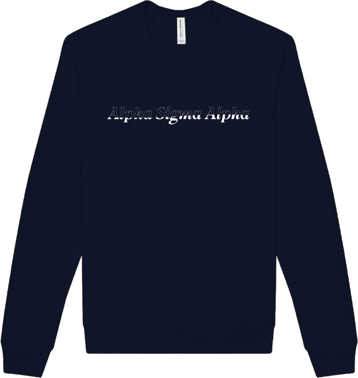 Alpha Sigma Alpha Stitched Outline Crewnecks