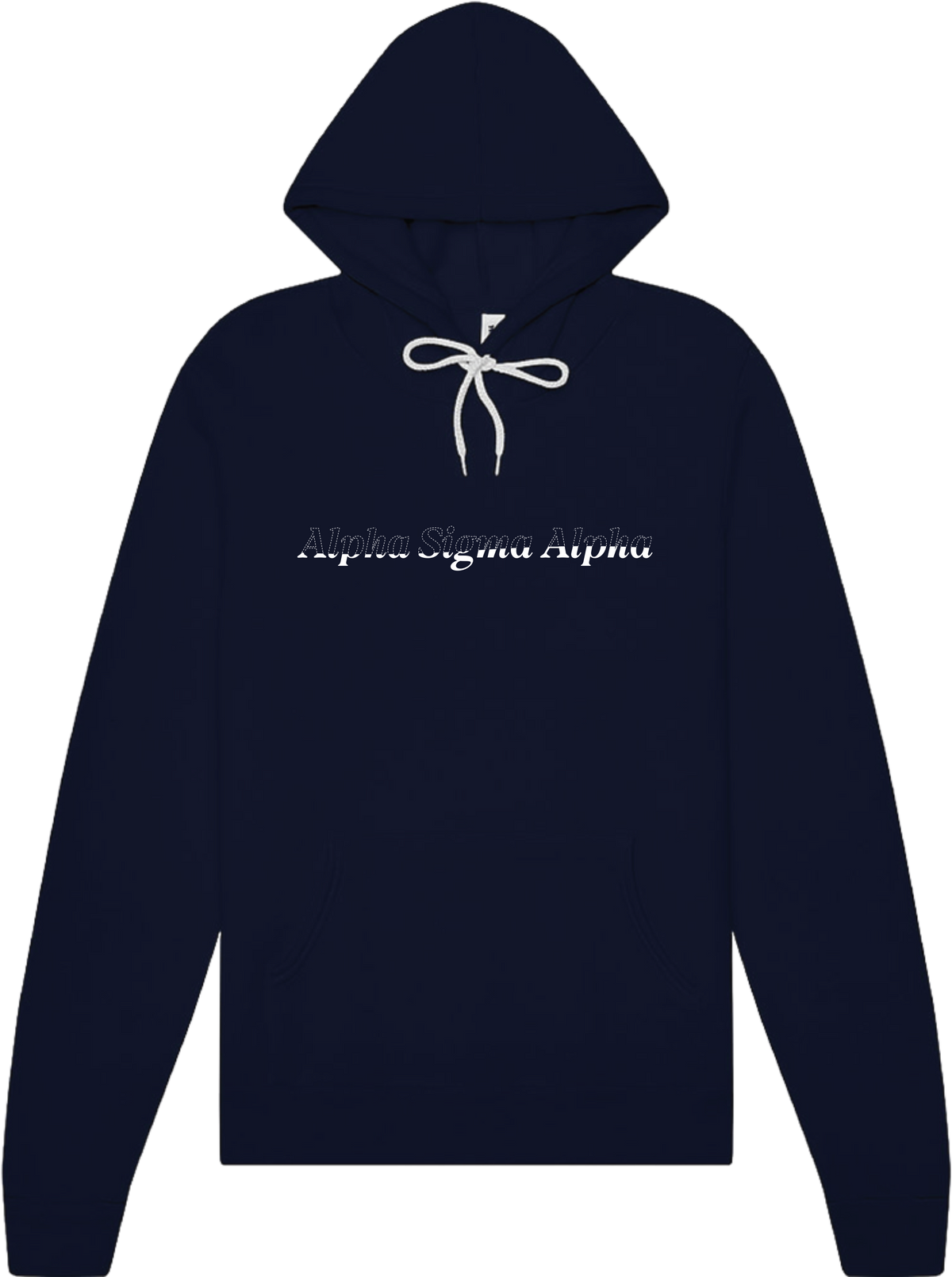 Alpha Sigma Alpha Stitched Outline Hoodies