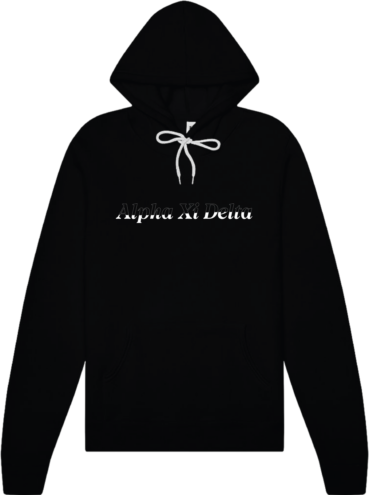 Alpha Xi Delta Stitched Outline Hoodies
