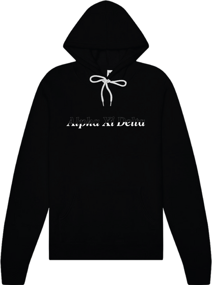 Alpha Xi Delta Stitched Outline Hoodies