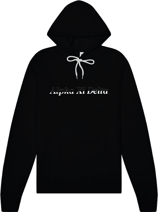 Alpha Xi Delta Stitched Outline Hoodies