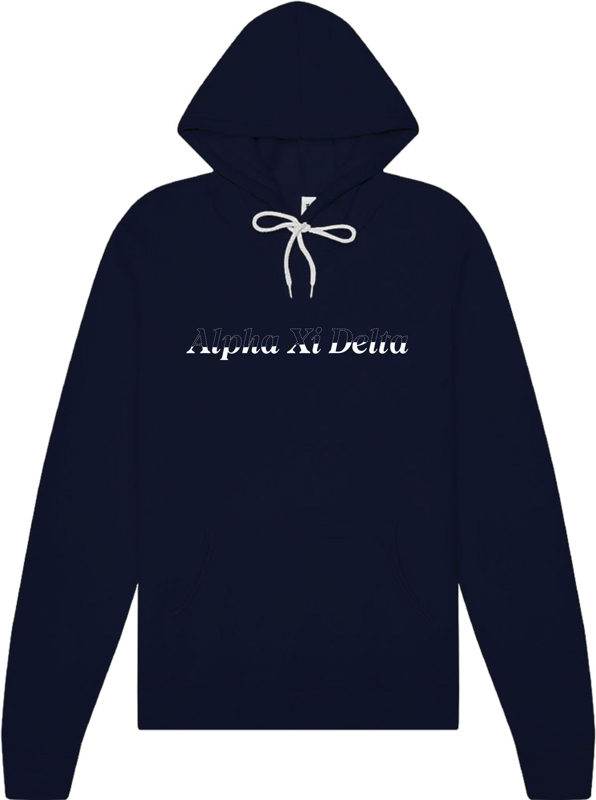 Alpha Xi Delta Stitched Outline Hoodies