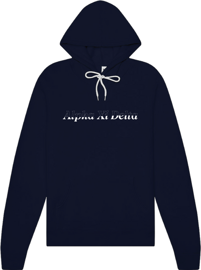 Alpha Xi Delta Stitched Outline Hoodies