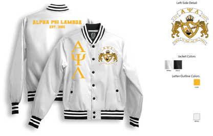 Alpha Psi Lambda Bomber Jackets
