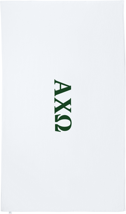 Alpha Chi Omega Lettered Beach Towels