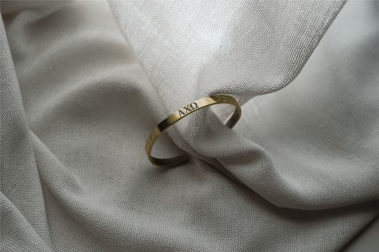 Alpha Chi Omega Lettered Bracelets