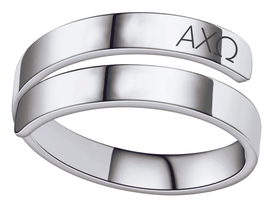 Alpha Chi Omega Lettered Rings