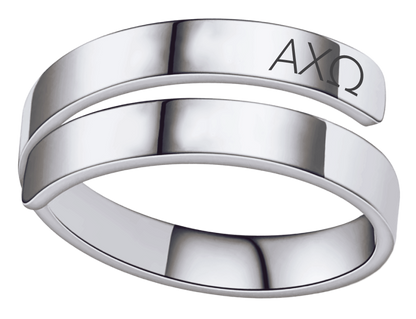Alpha Chi Omega Lettered Rings