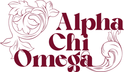 Alpha Chi Omega Monochromatic Crewneck