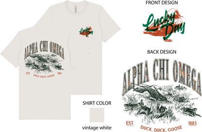 Alpha Chi Omega Open Season Graphic Tee