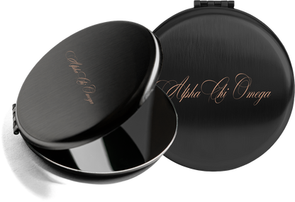 Alpha Chi Omega Script Pocket Mirrors