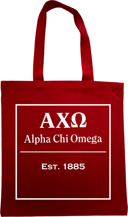 Alpha Chi Omega Tote Bags