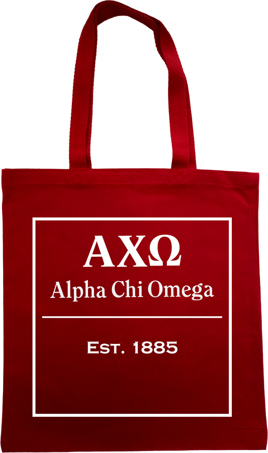 Alpha Chi Omega Tote Bags