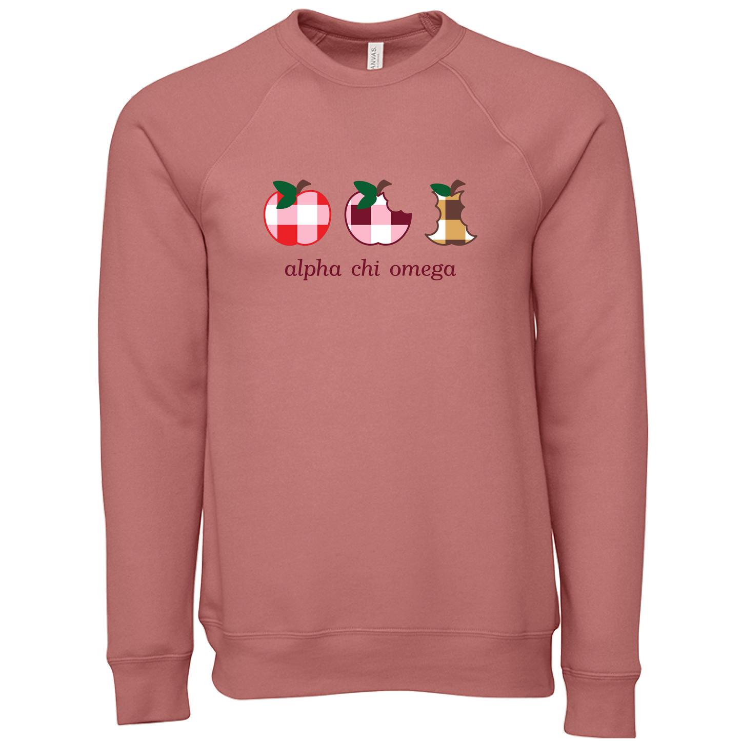 Alpha Chi Omega Apple Evolution Crewneck