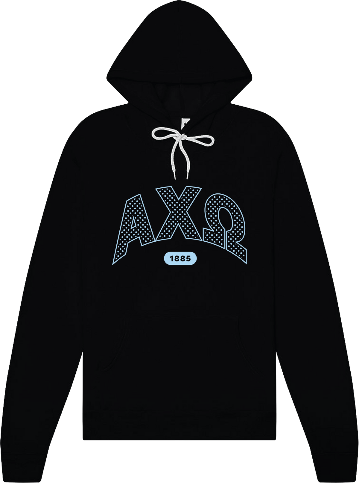 Alpha Chi Omega Varsity Polka Dot Hoodie