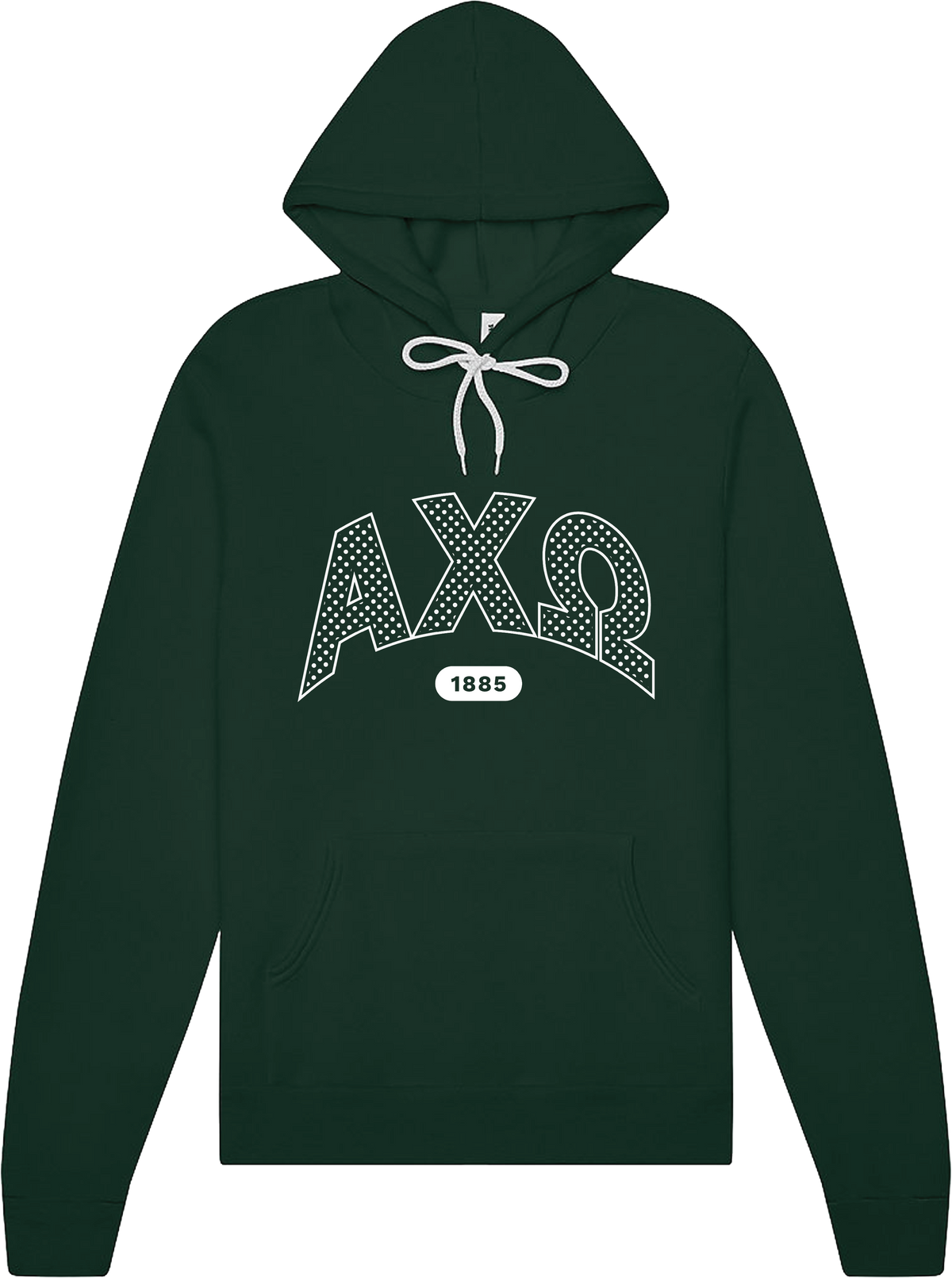 Alpha Chi Omega Varsity Polka Dot Hoodie