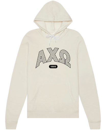 Alpha Chi Omega Varsity Polka Dot Hoodie