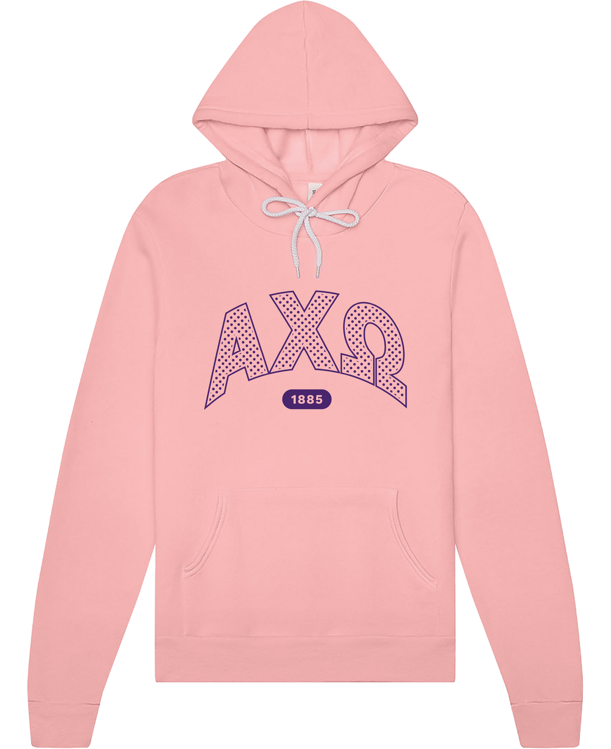 Alpha Chi Omega Varsity Polka Dot Hoodie