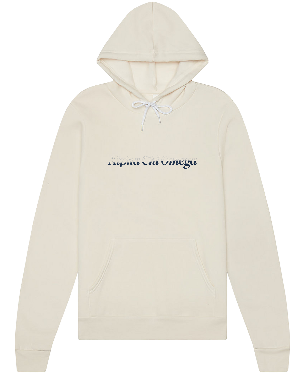 Alpha Chi Omega Stitched Outline Hoodies