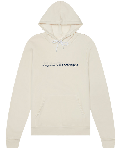 Alpha Chi Omega Stitched Outline Hoodies