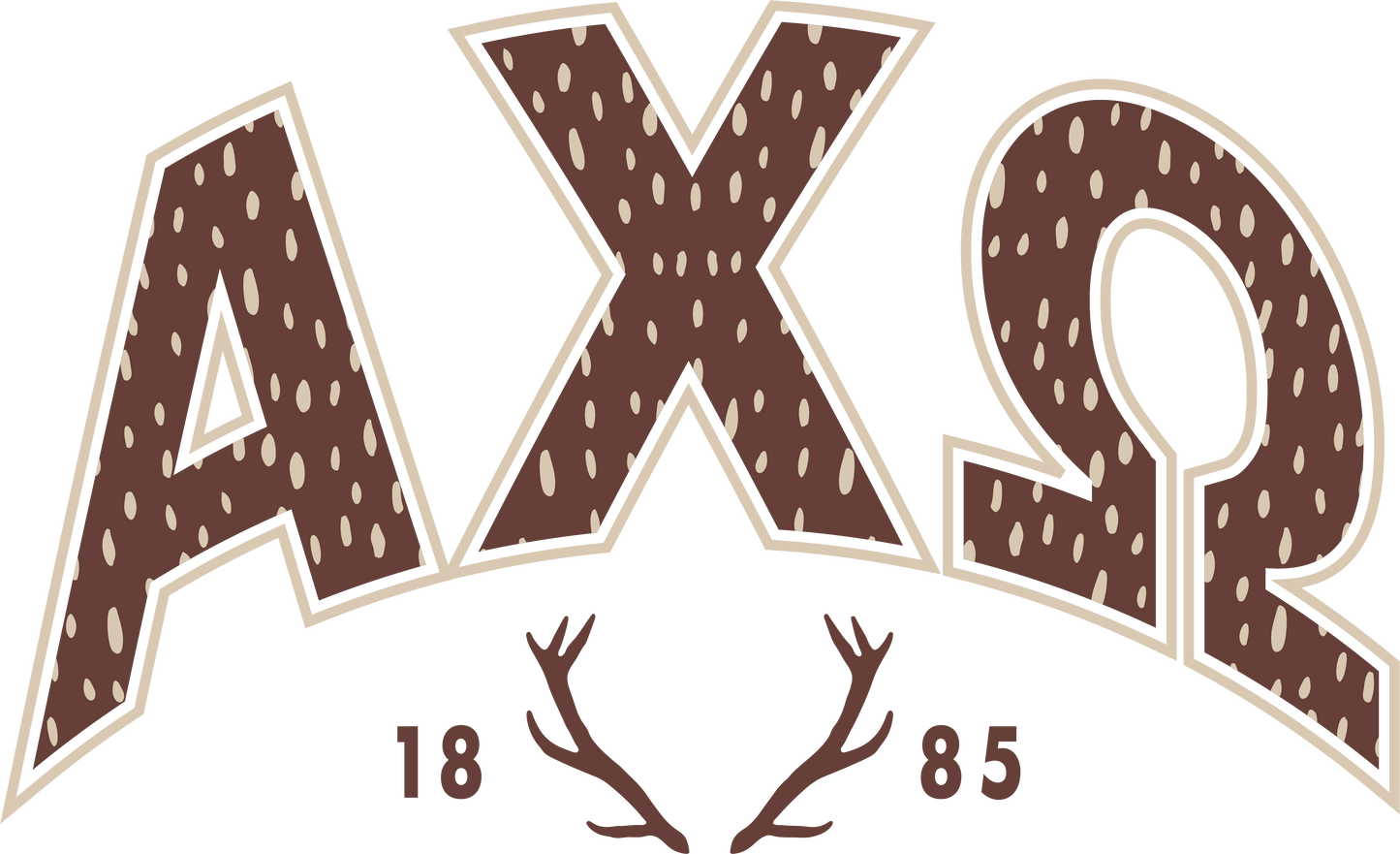 Alpha Chi Omega Fawn Print Varsity Hoodie
